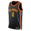 Camiseta Hombre NBA Oklahoma City Thunder Shai Gilgeous-Alexander 2024-25 Nike City Edition Negro Swingman